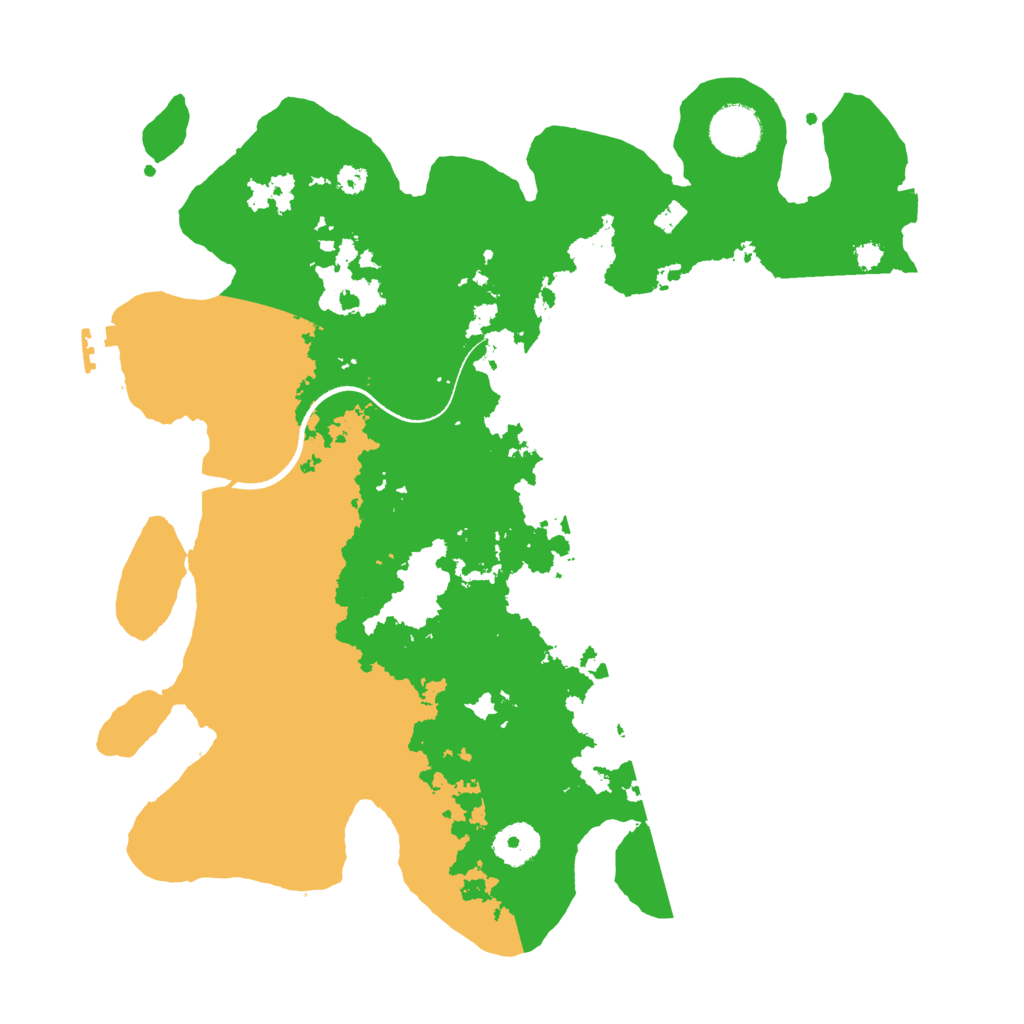 Biome Rust Map: Procedural Map, Size: 3500, Seed: 1749859776