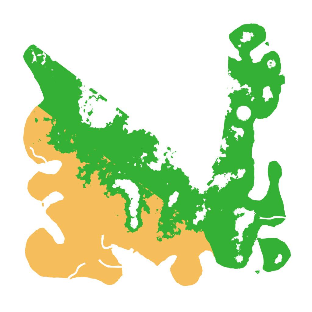 Biome Rust Map: Procedural Map, Size: 3800, Seed: 210