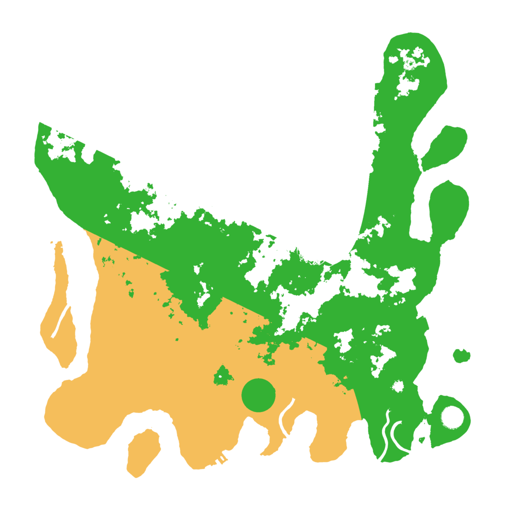 Biome Rust Map: Procedural Map, Size: 4000, Seed: 55012322
