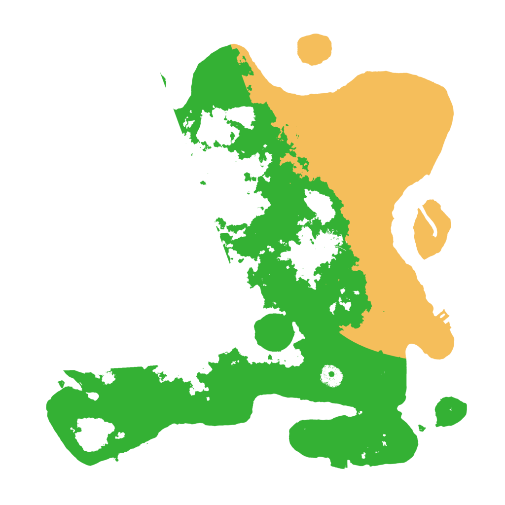 Biome Rust Map: Procedural Map, Size: 3500, Seed: 788090457