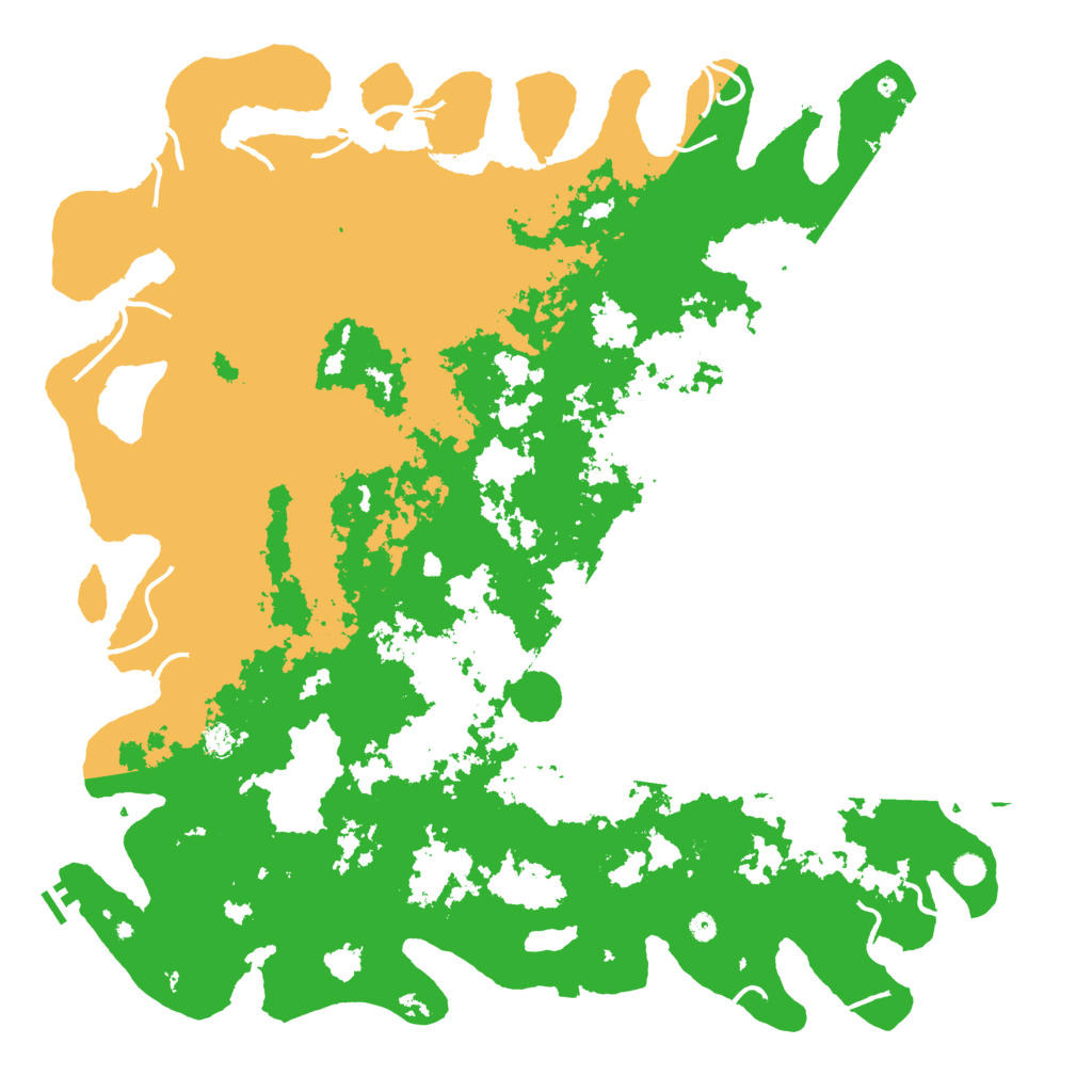 Biome Rust Map: Procedural Map, Size: 6000, Seed: 197291175