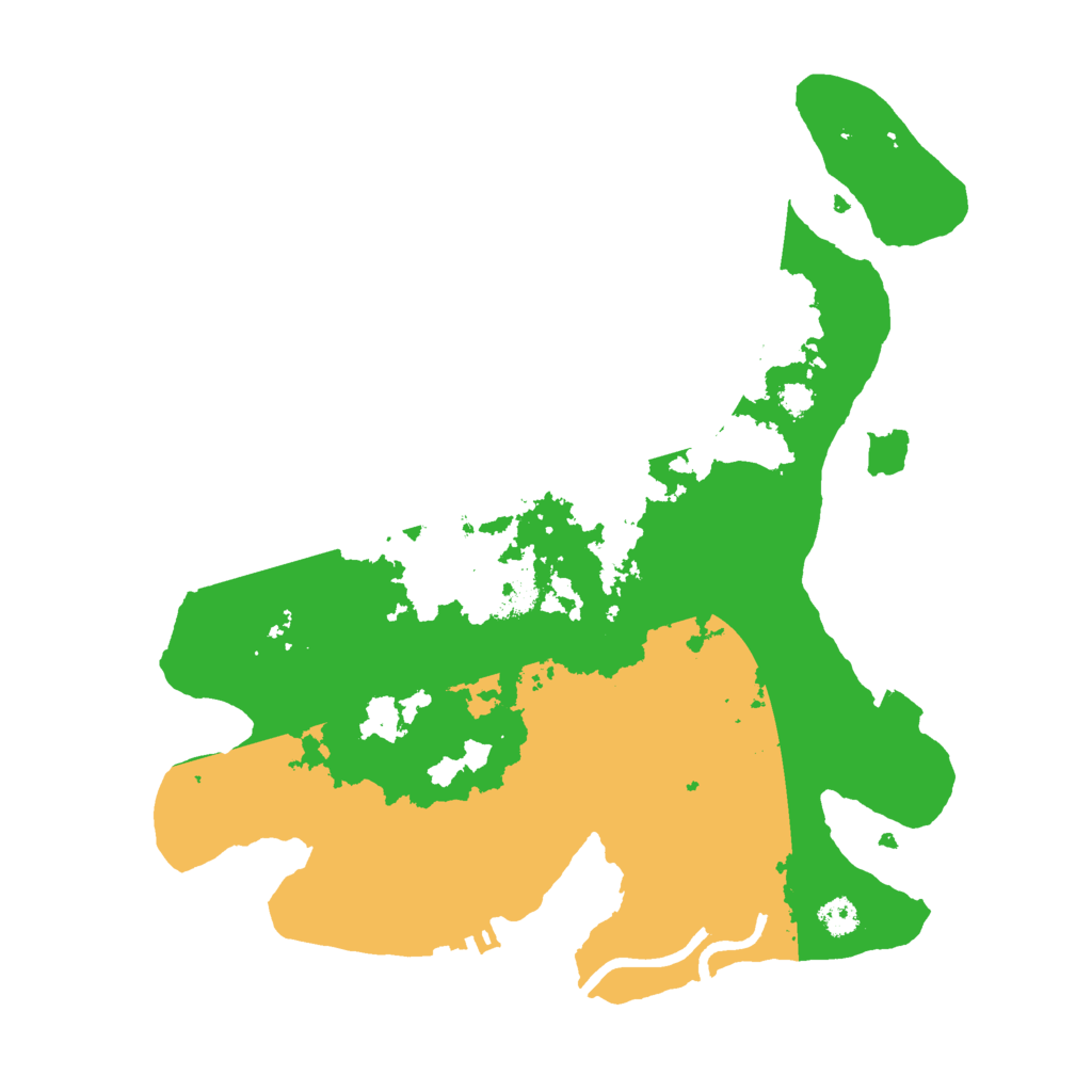 Biome Rust Map: Procedural Map, Size: 3000, Seed: 1596280