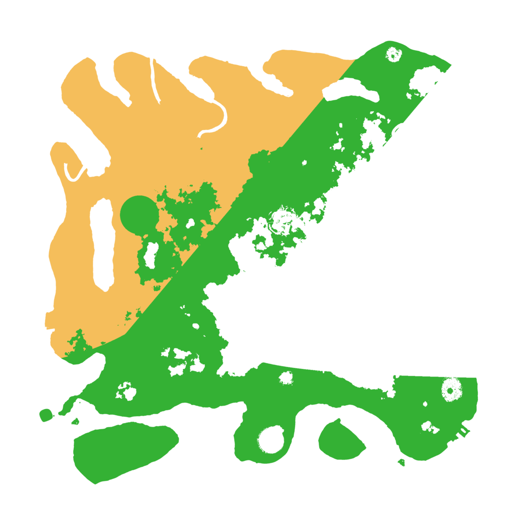 Biome Rust Map: Procedural Map, Size: 3500, Seed: 696905