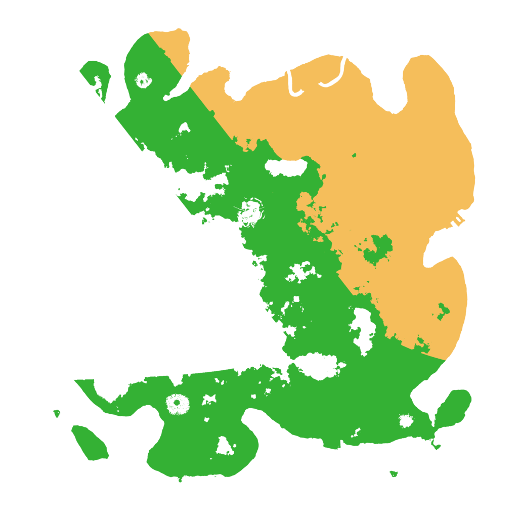 Biome Rust Map: Procedural Map, Size: 3500, Seed: 1674705646