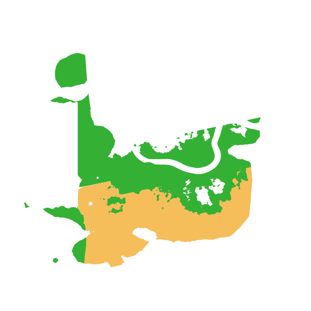 Biome Rust Map: Procedural Map, Size: 2500, Seed: 48276342