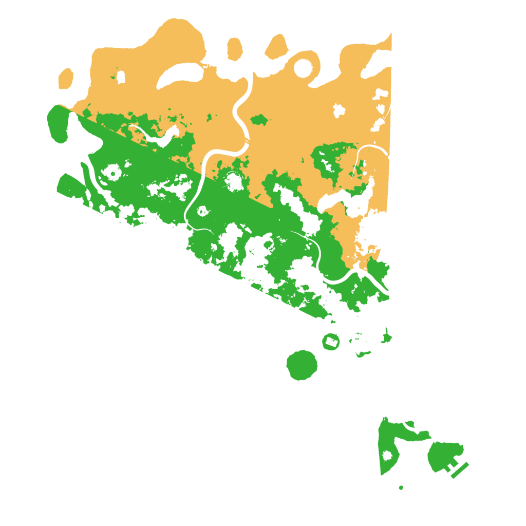 Biome Rust Map: Procedural Map, Size: 5000, Seed: 3004