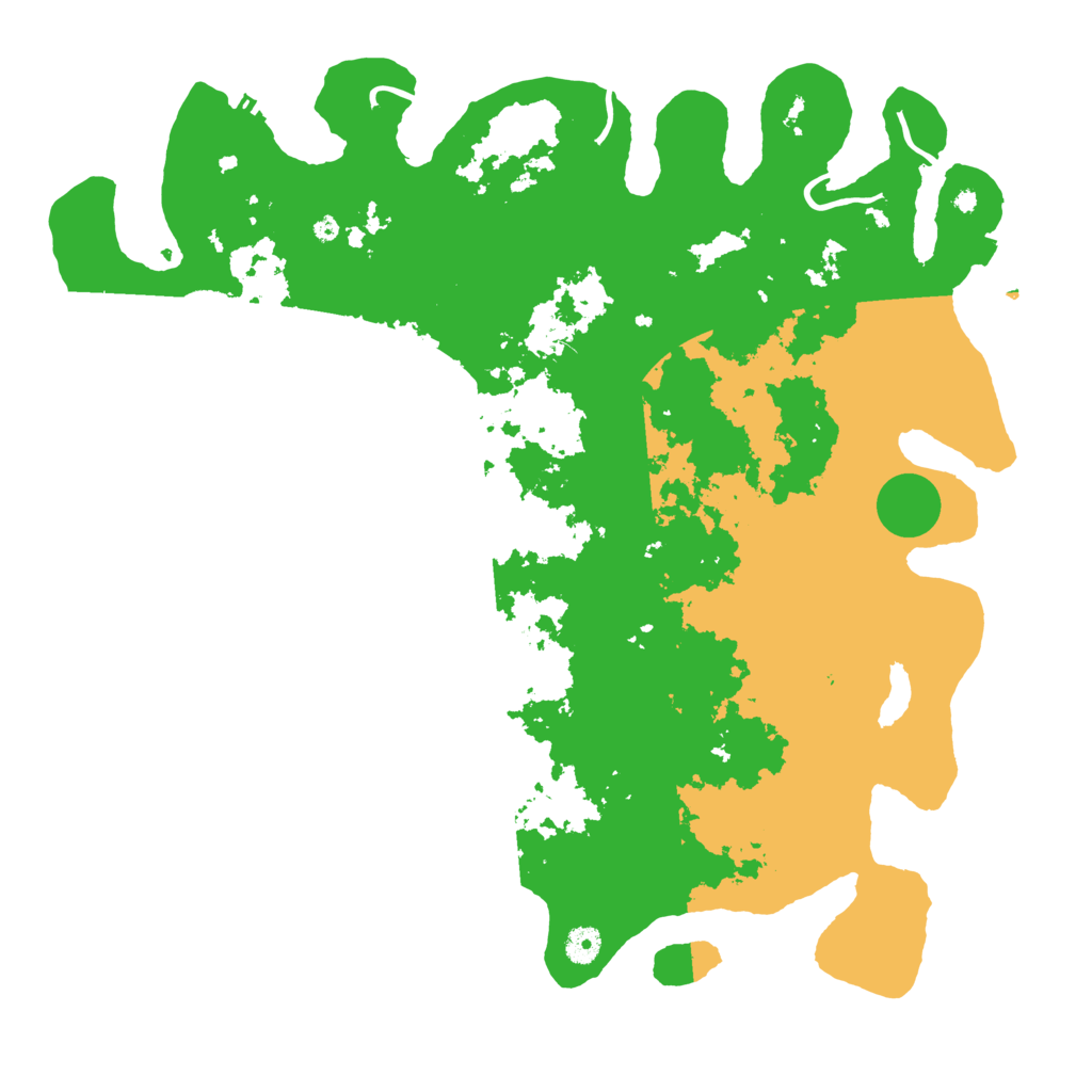 Biome Rust Map: Procedural Map, Size: 4500, Seed: 3816342