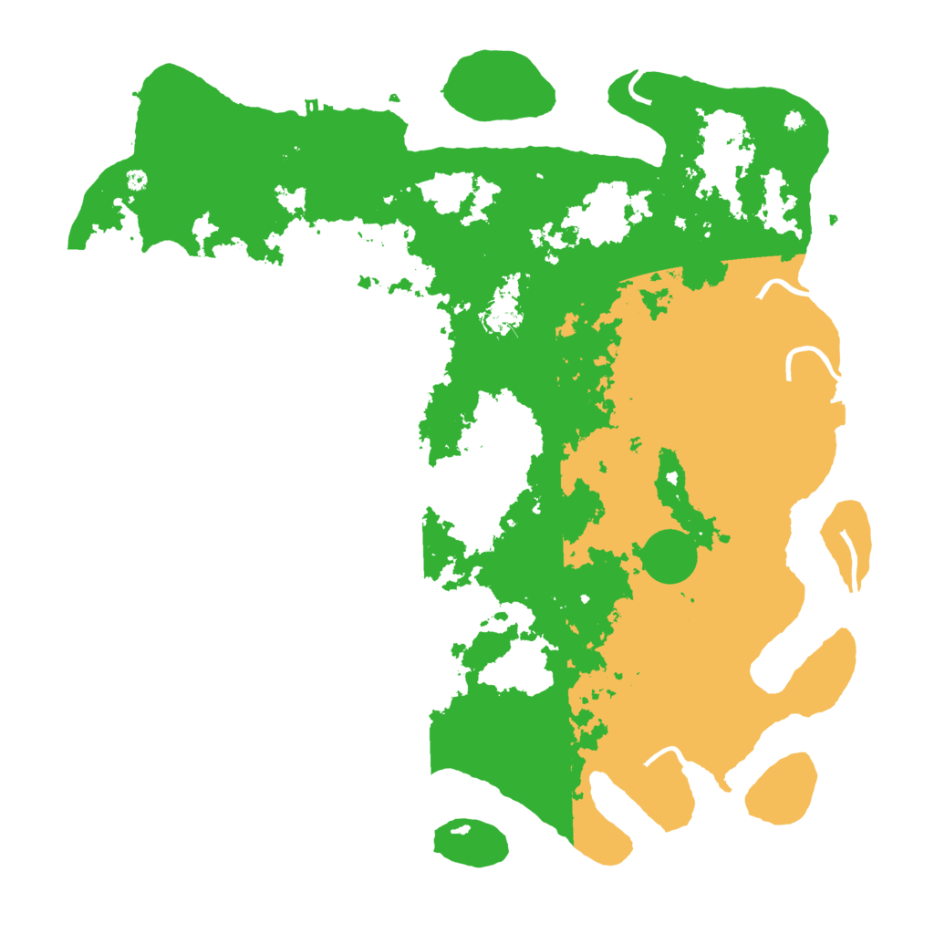 Biome Rust Map: Procedural Map, Size: 4500, Seed: 522433