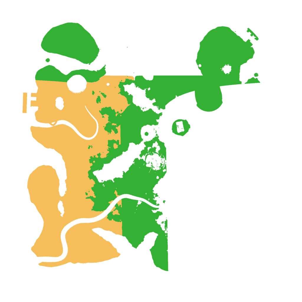 Biome Rust Map: Procedural Map, Size: 3000, Seed: 1807750854