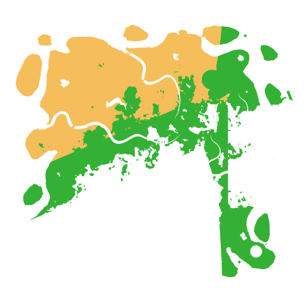 Biome Rust Map: Procedural Map, Size: 4500, Seed: 2586734
