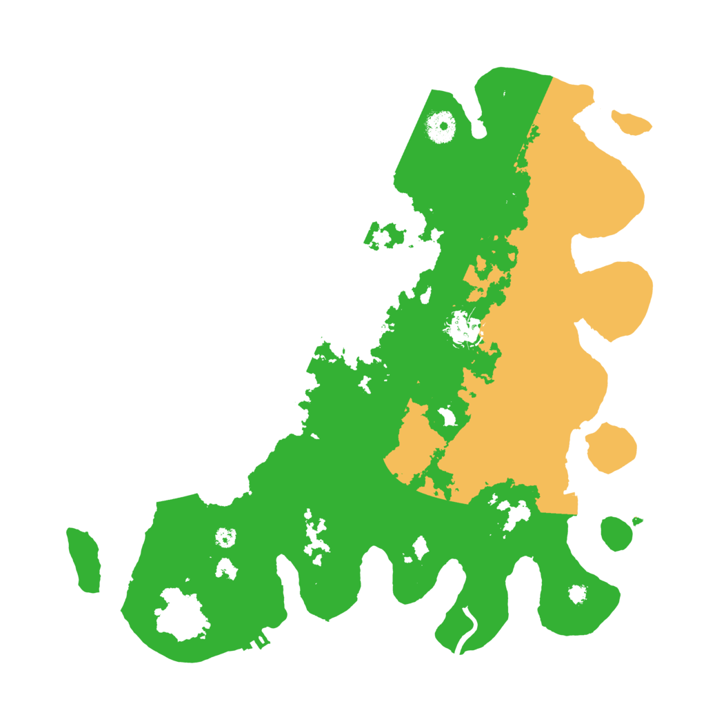 Biome Rust Map: Procedural Map, Size: 3500, Seed: 518676120