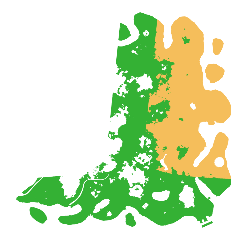 Biome Rust Map: Procedural Map, Size: 4300, Seed: 107012