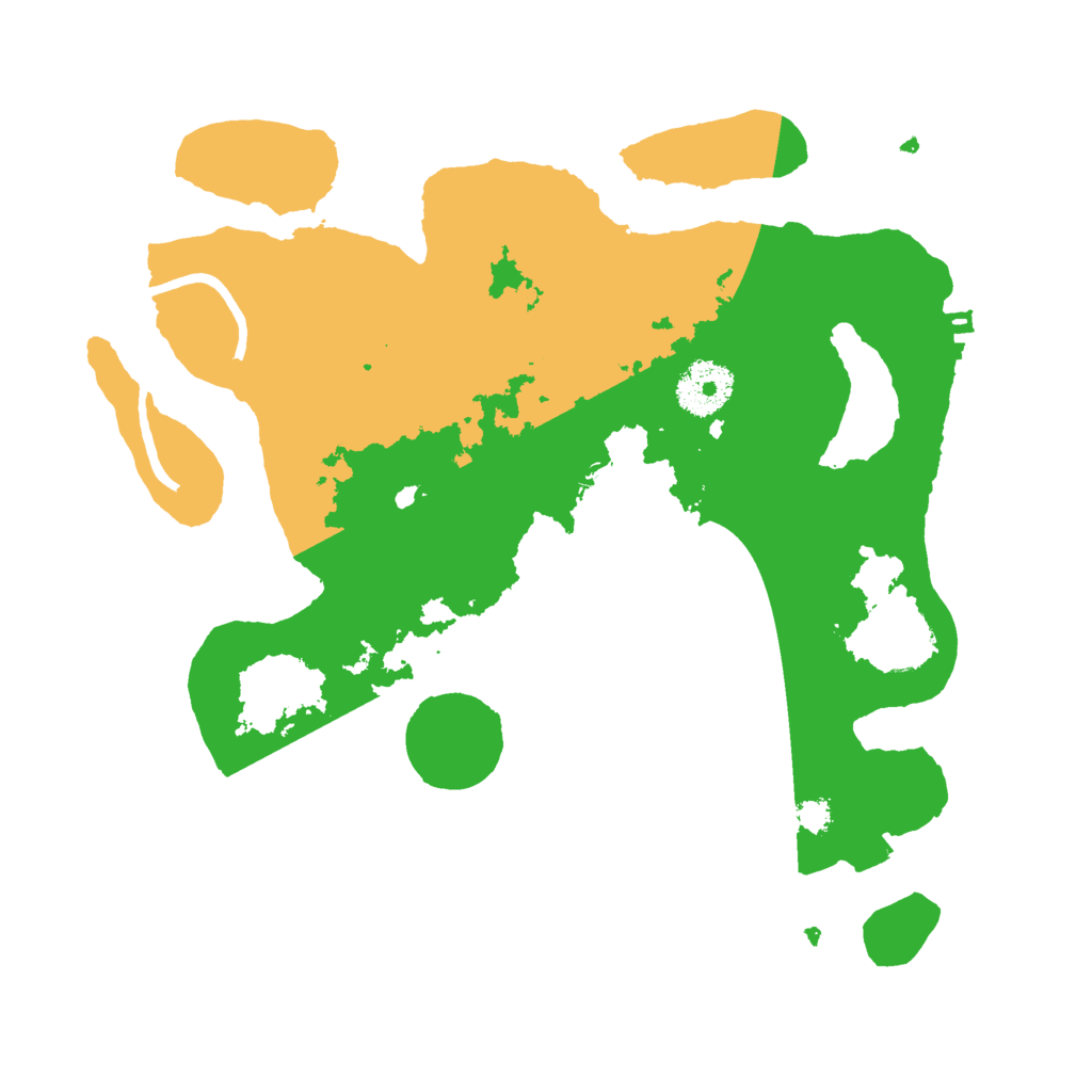 Biome Rust Map: Procedural Map, Size: 3000, Seed: 3177