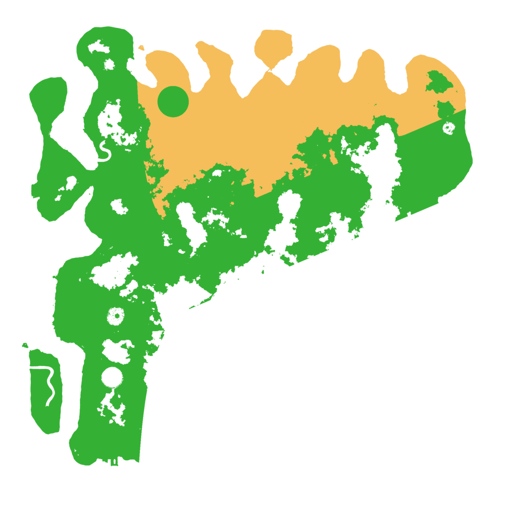 Biome Rust Map: Procedural Map, Size: 4300, Seed: 3529