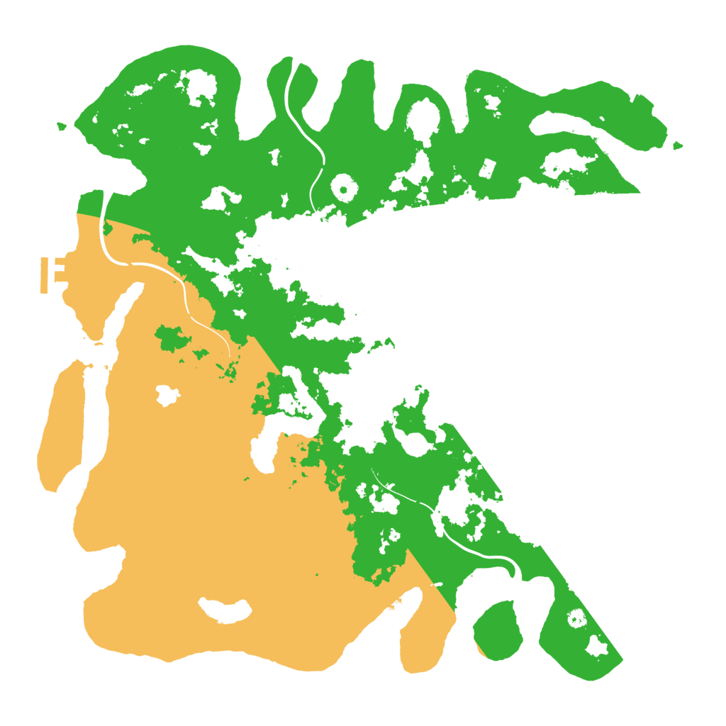 Biome Rust Map: Procedural Map, Size: 4050, Seed: 2463048