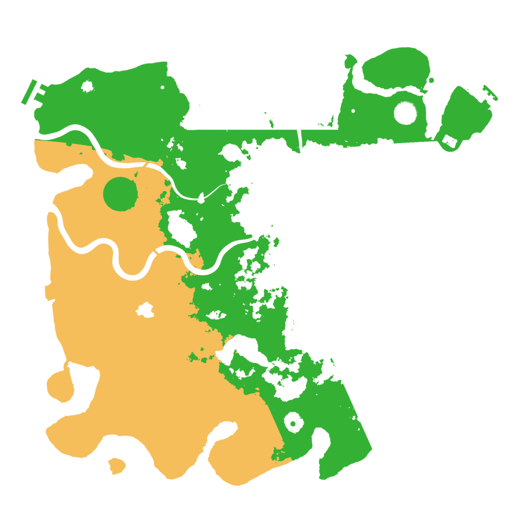 Biome Rust Map: Procedural Map, Size: 4000, Seed: 2054657281