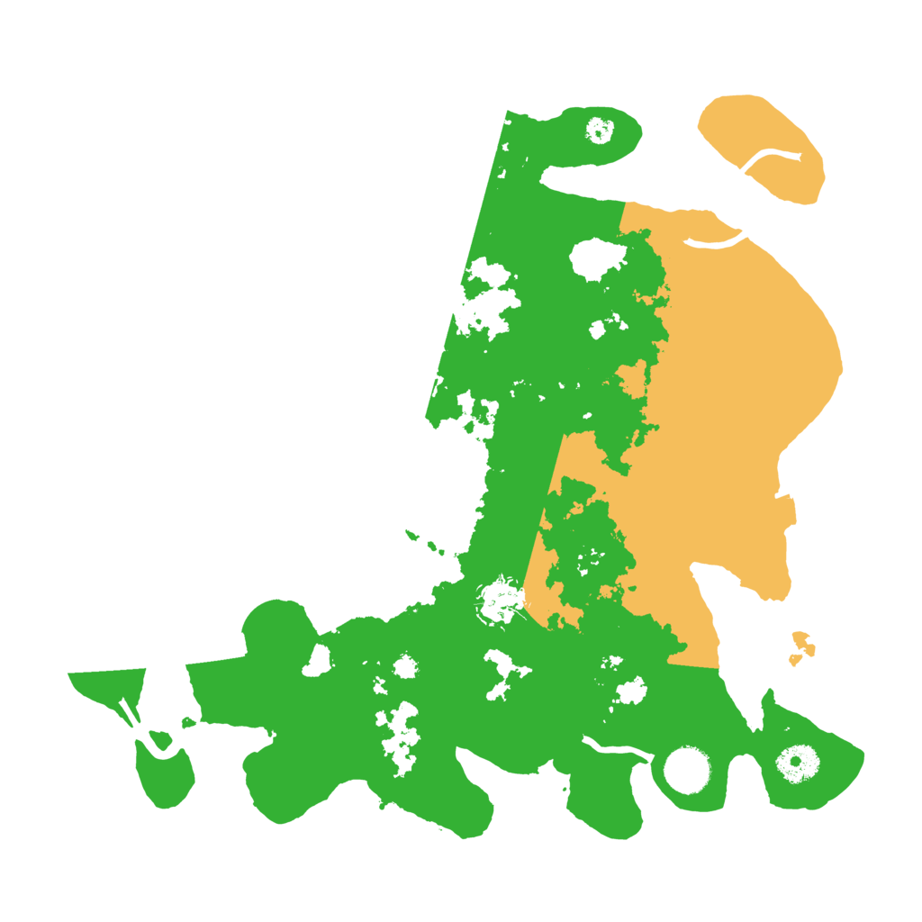 Biome Rust Map: Procedural Map, Size: 3500, Seed: 44429399