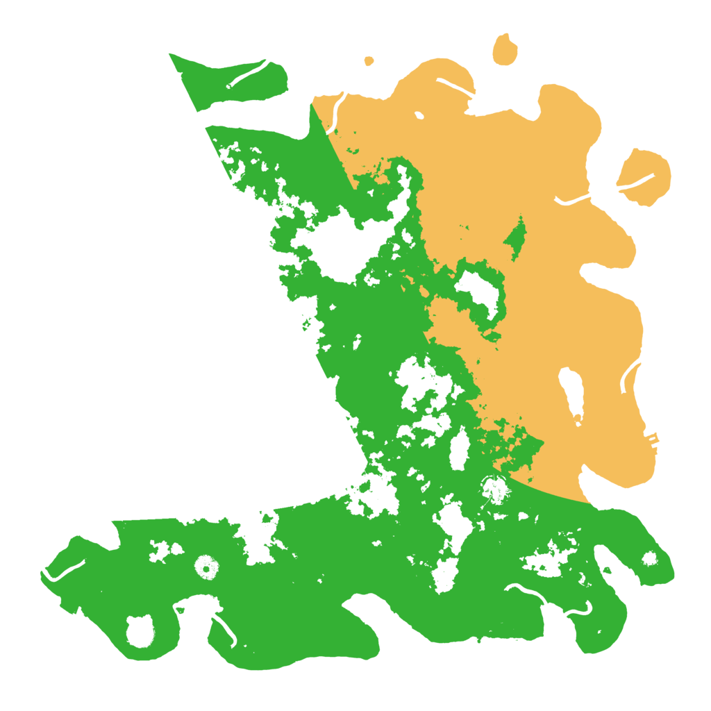 Biome Rust Map: Procedural Map, Size: 4500, Seed: 2099210808