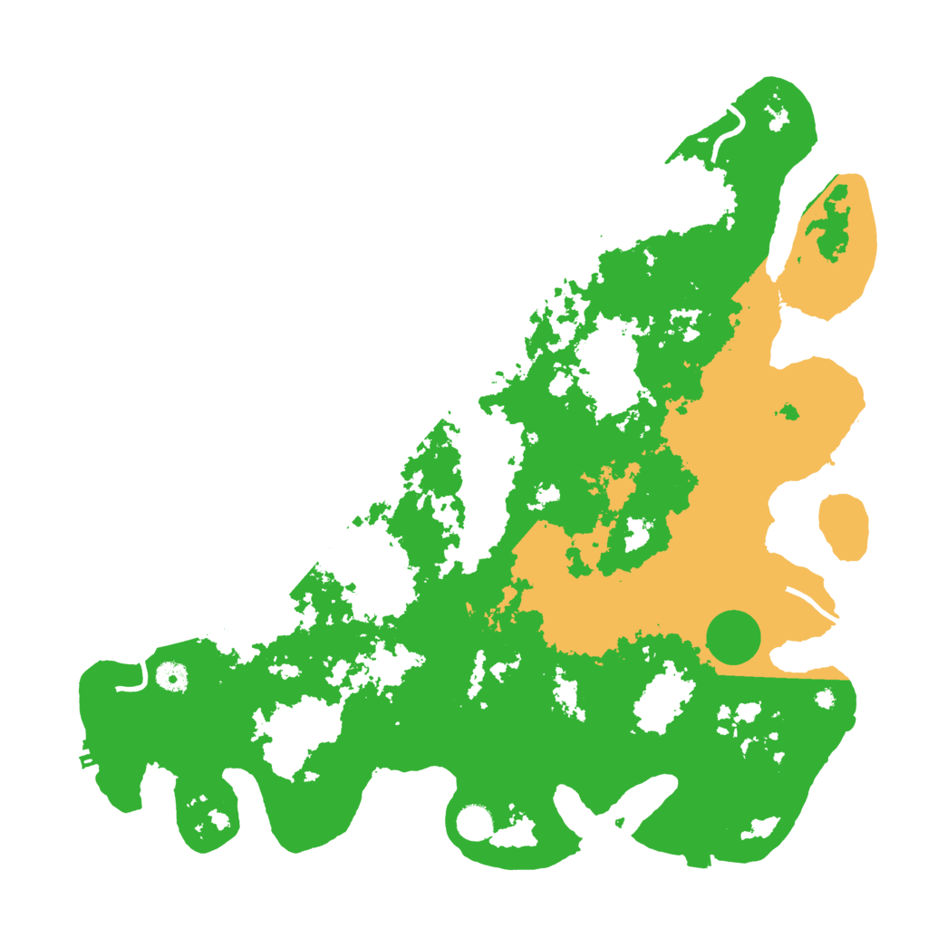 Biome Rust Map: Procedural Map, Size: 4500, Seed: 1210827567
