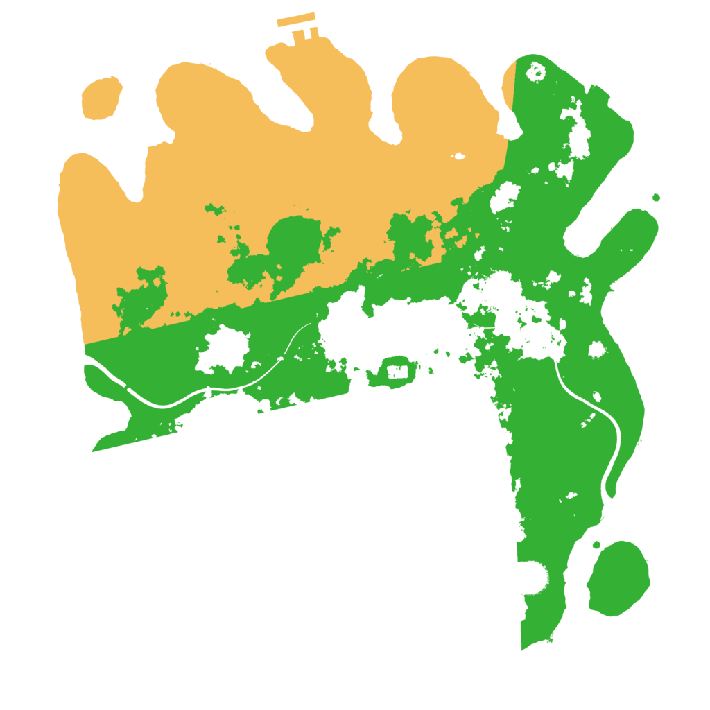 Biome Rust Map: Procedural Map, Size: 3750, Seed: 287713855