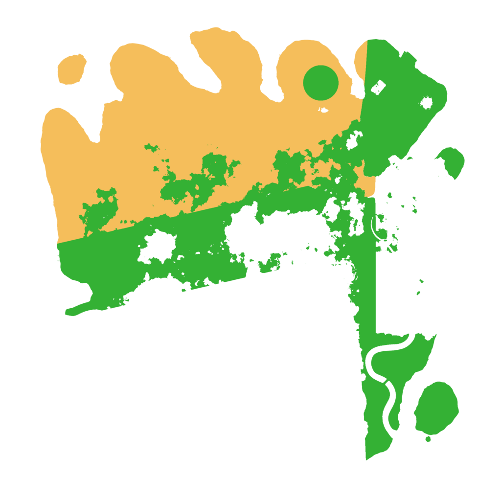 Biome Rust Map: Procedural Map, Size: 3750, Seed: 287713855