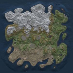 Thumbnail Rust Map: Procedural Map, Size: 3872, Seed: 17762077, 18 Monuments