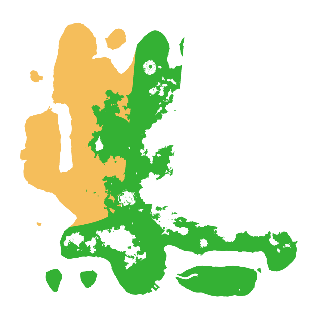 Biome Rust Map: Procedural Map, Size: 3500, Seed: 36520706
