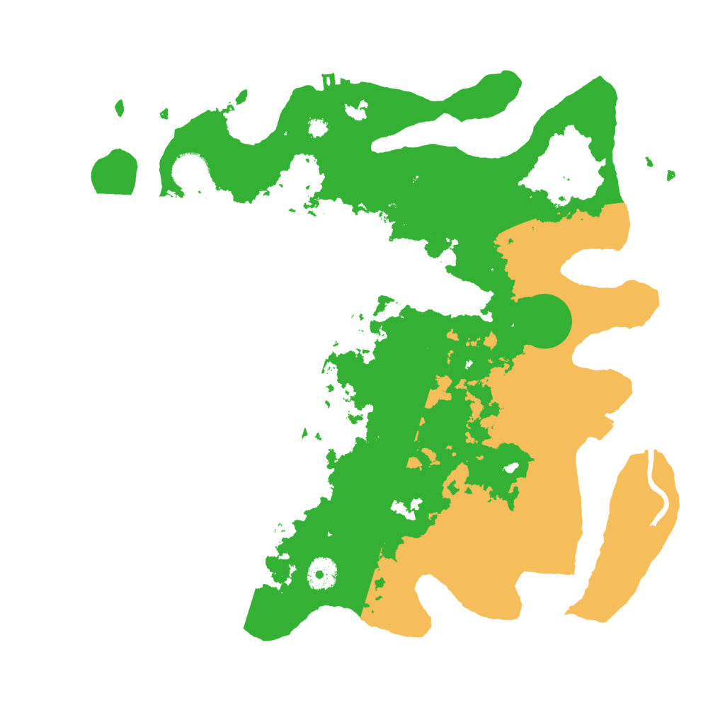 Biome Rust Map: Procedural Map, Size: 3500, Seed: 3453567