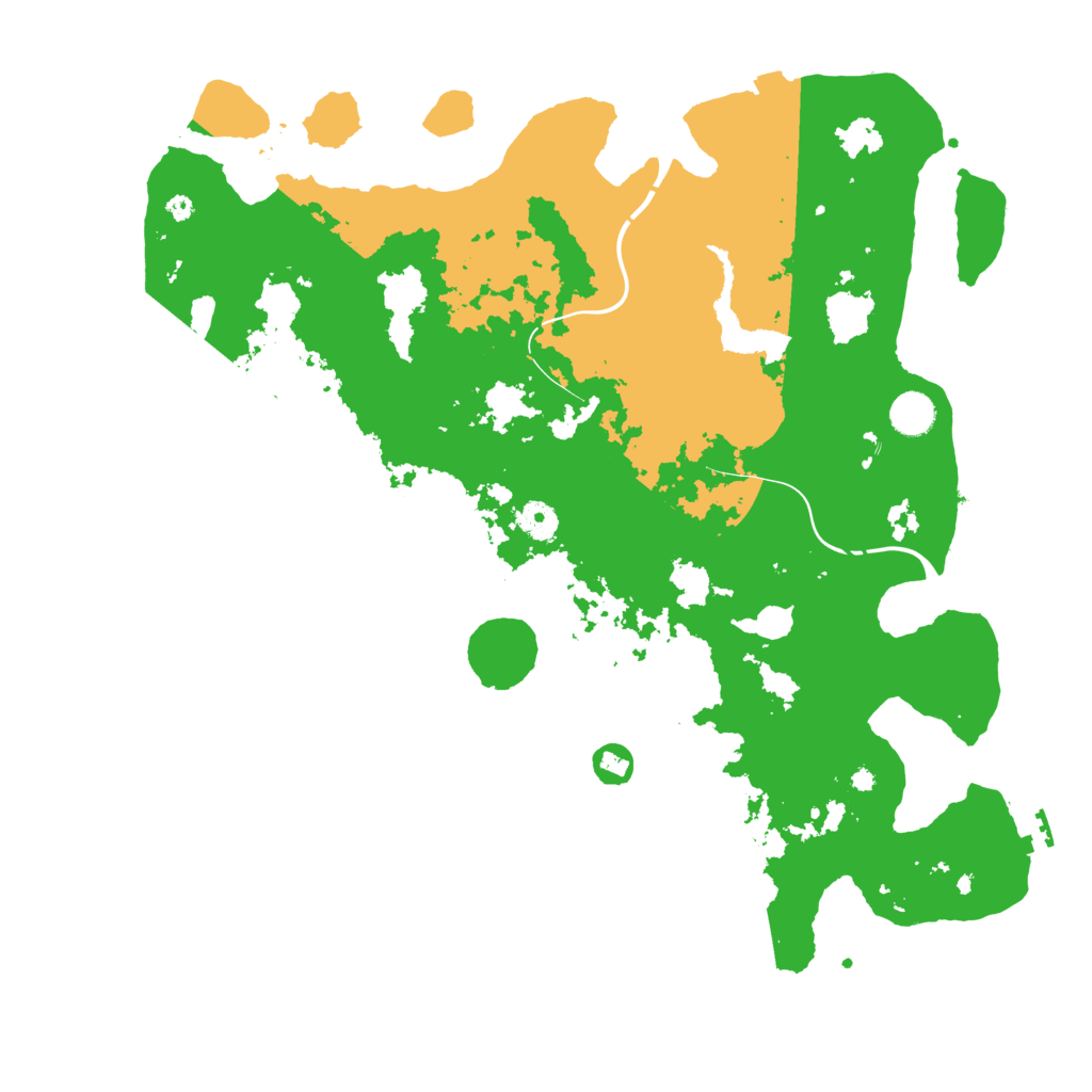 Biome Rust Map: Procedural Map, Size: 4300, Seed: 157316830