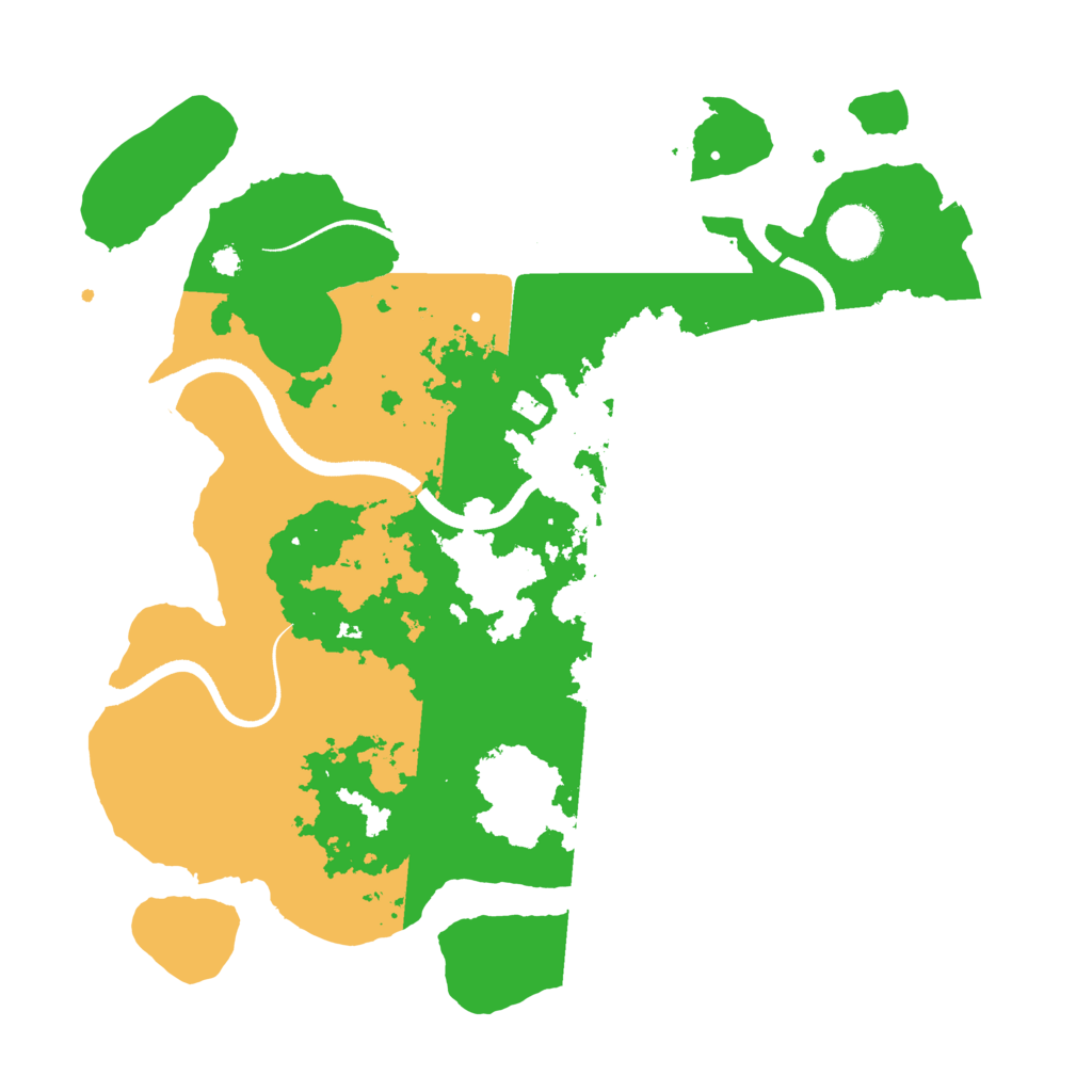 Biome Rust Map: Procedural Map, Size: 3500, Seed: 6427689