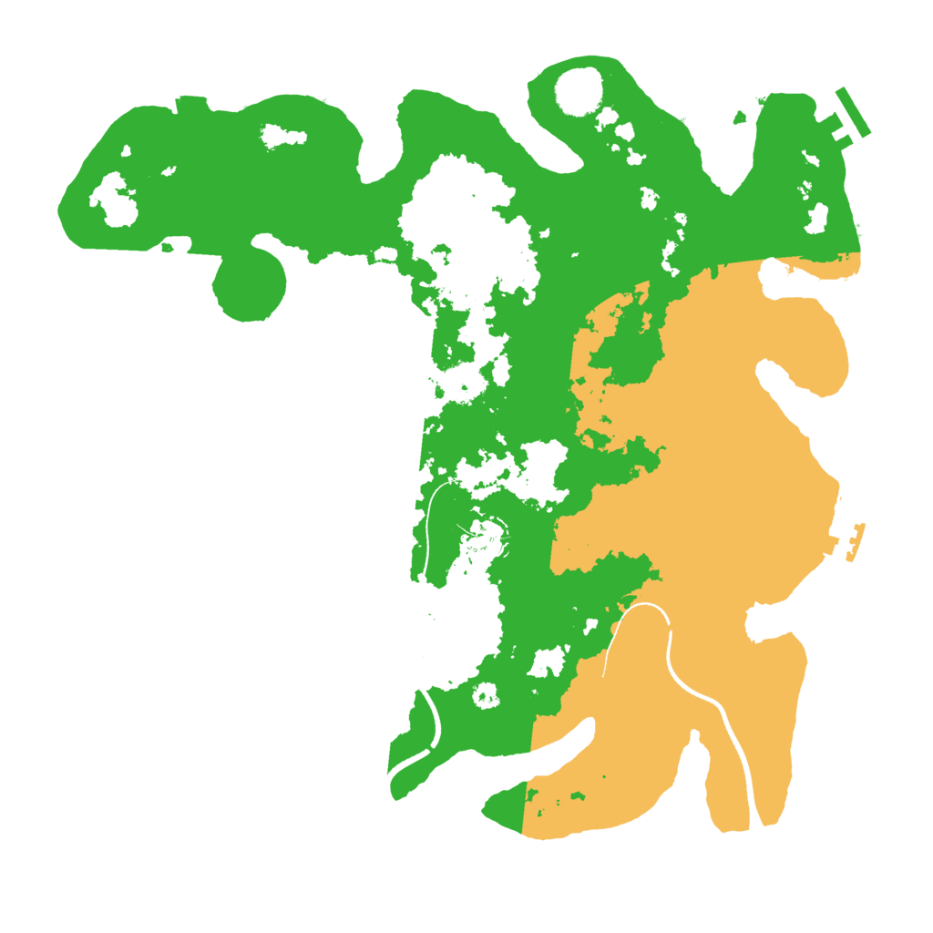 Biome Rust Map: Procedural Map, Size: 3500, Seed: 1467258534