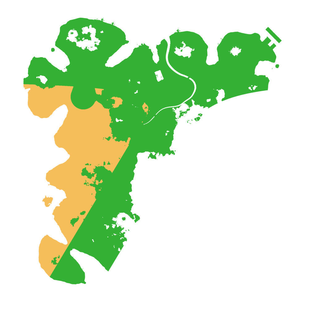 Biome Rust Map: Procedural Map, Size: 3300, Seed: 1396106475