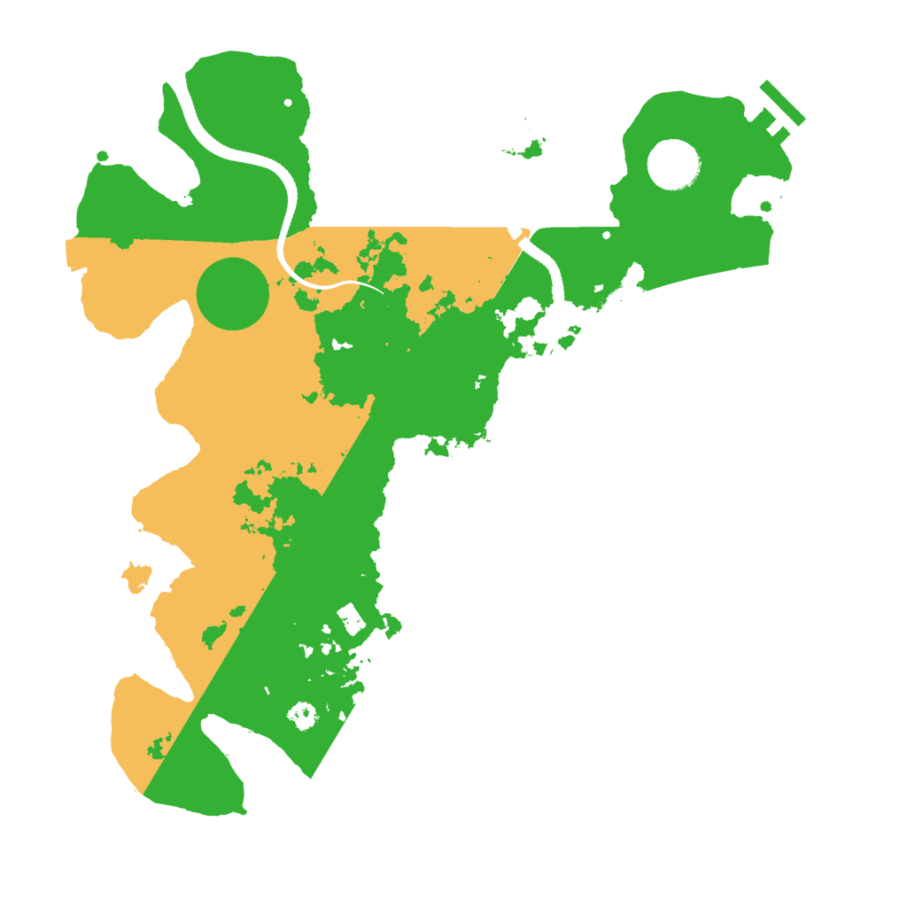 Biome Rust Map: Procedural Map, Size: 3300, Seed: 1396106475