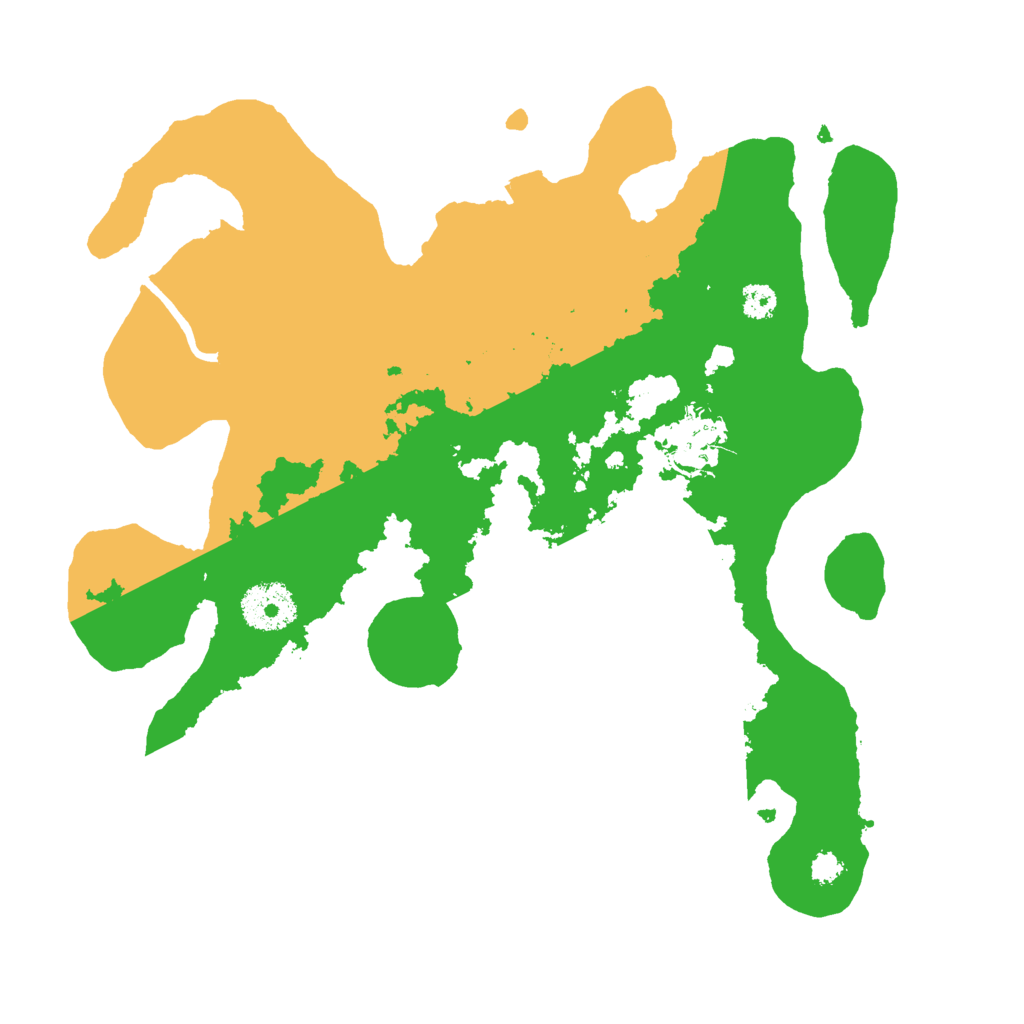 Biome Rust Map: Procedural Map, Size: 3000, Seed: 119960541