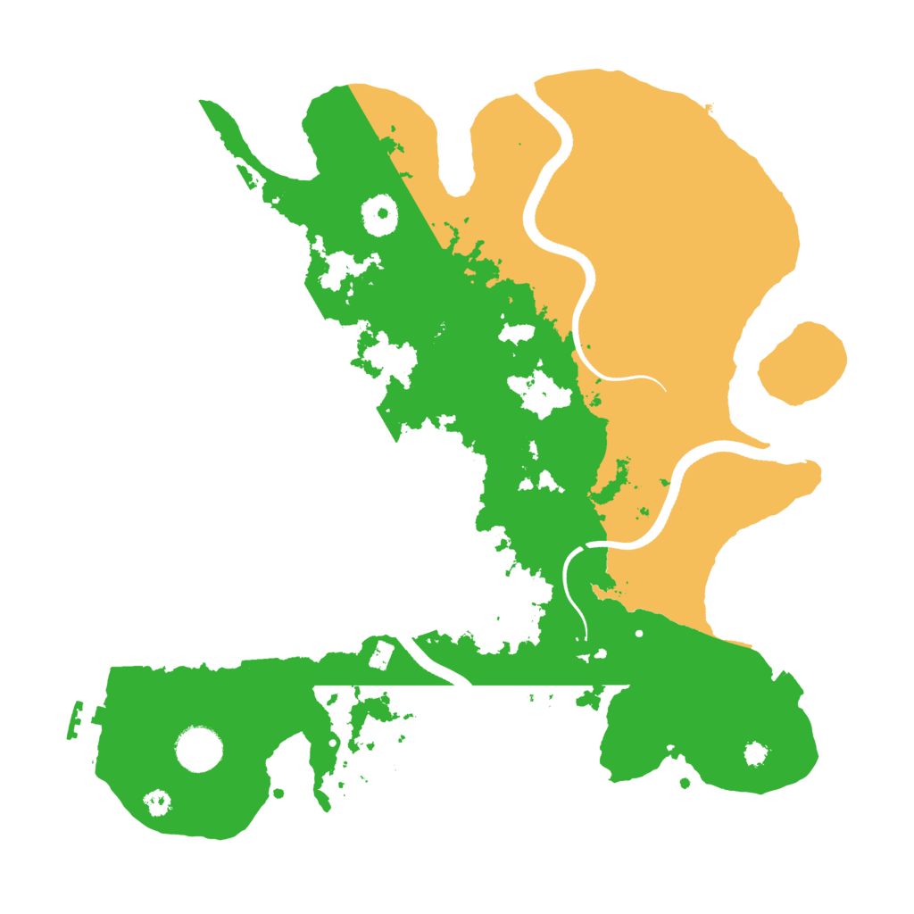 Biome Rust Map: Procedural Map, Size: 3500, Seed: 760469103