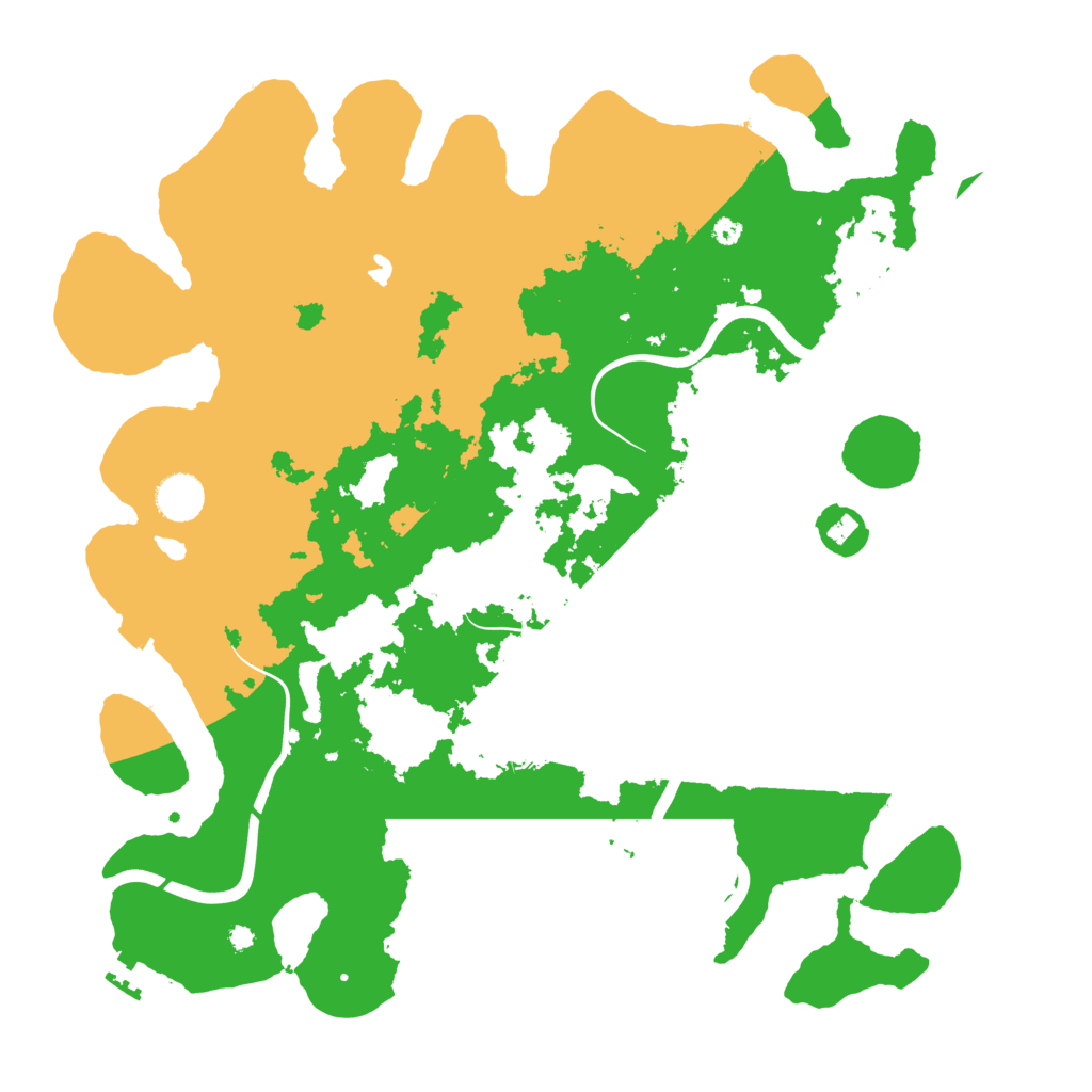 Biome Rust Map: Procedural Map, Size: 4000, Seed: 213516224