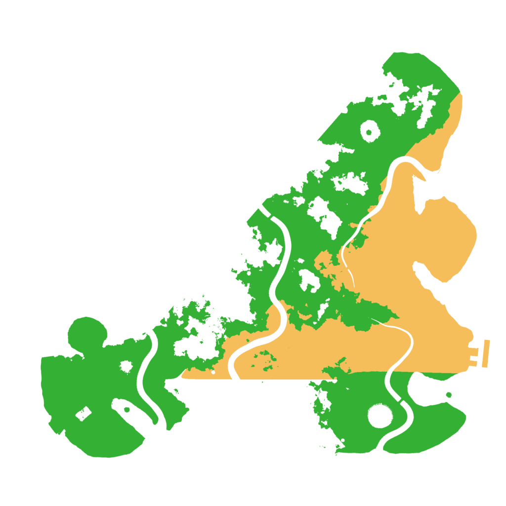 Biome Rust Map: Procedural Map, Size: 3700, Seed: 1124404972