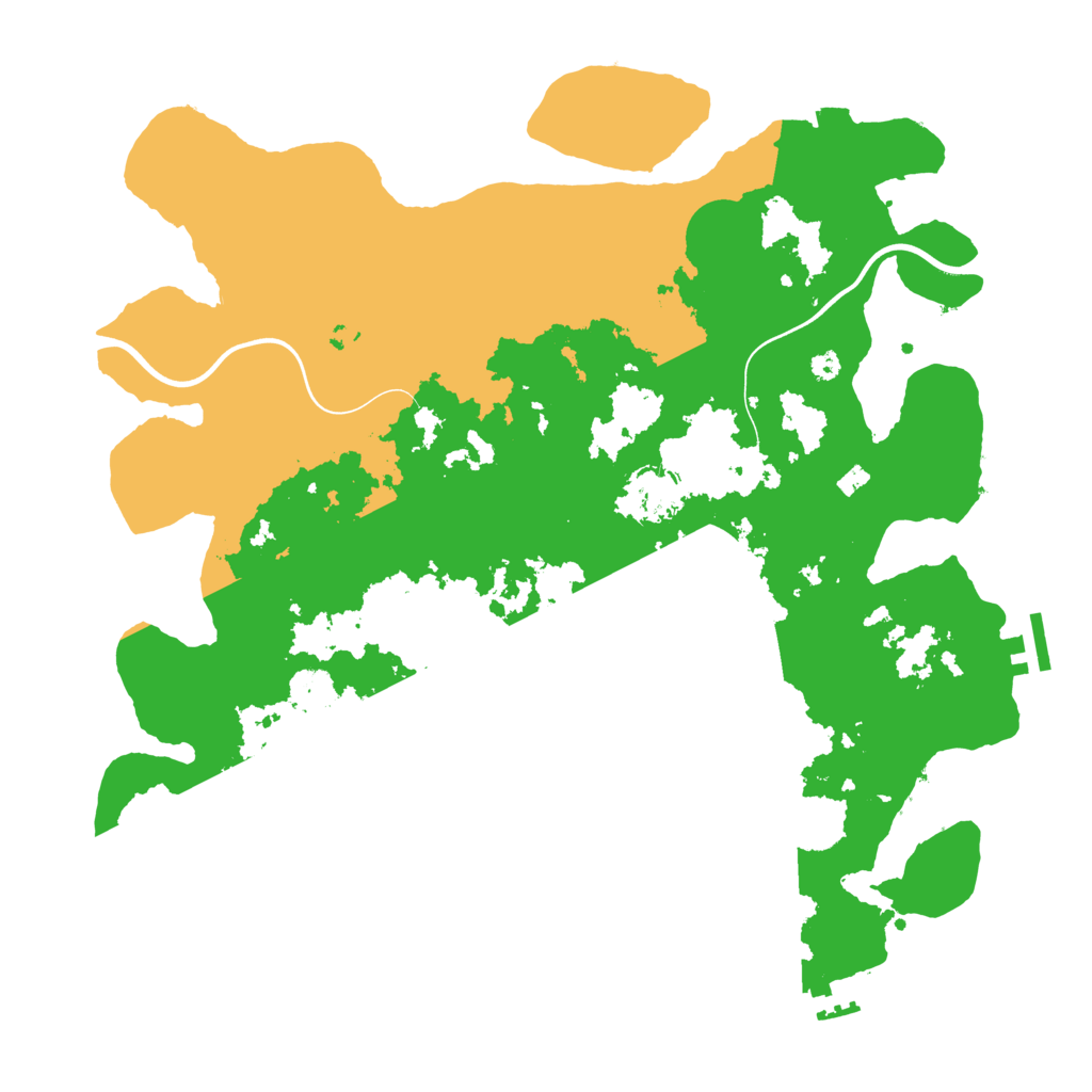Biome Rust Map: Procedural Map, Size: 3800, Seed: 633636361