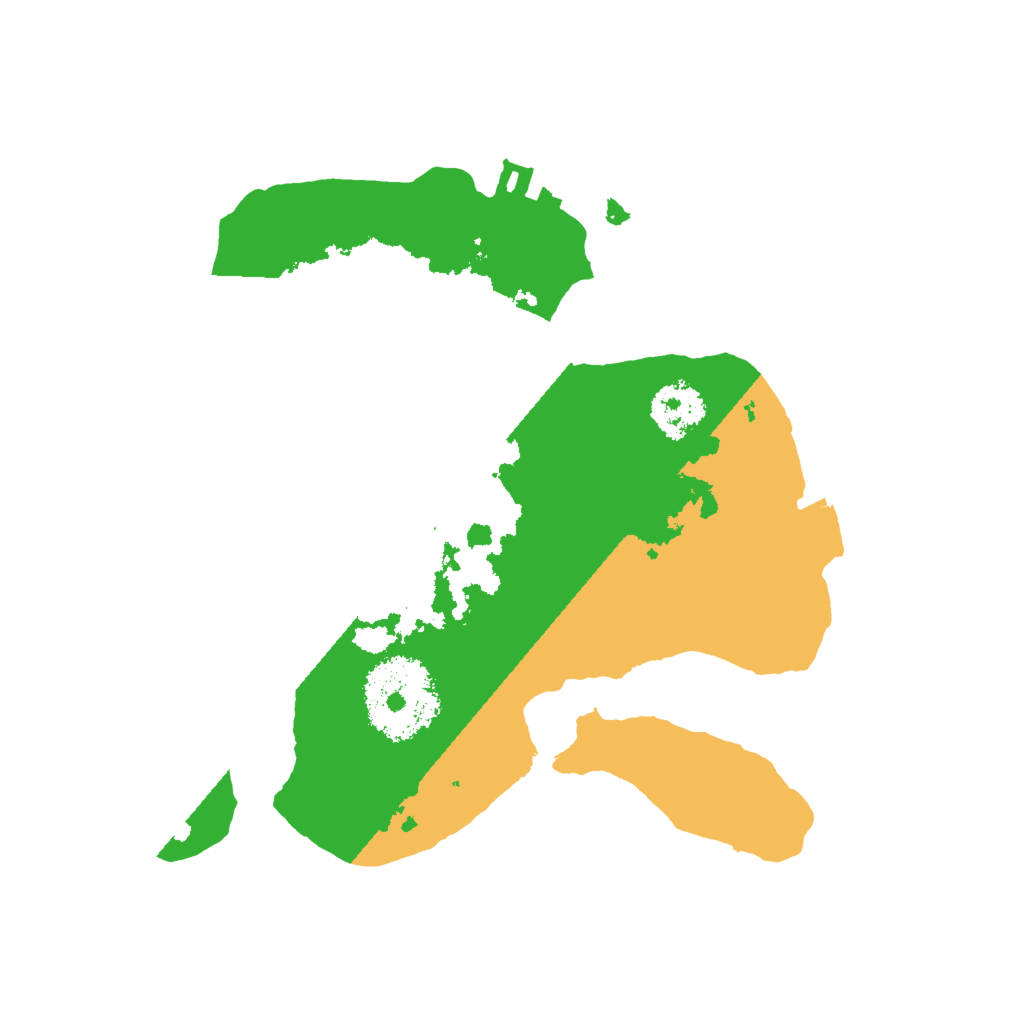 Biome Rust Map: Procedural Map, Size: 2000, Seed: 616370389