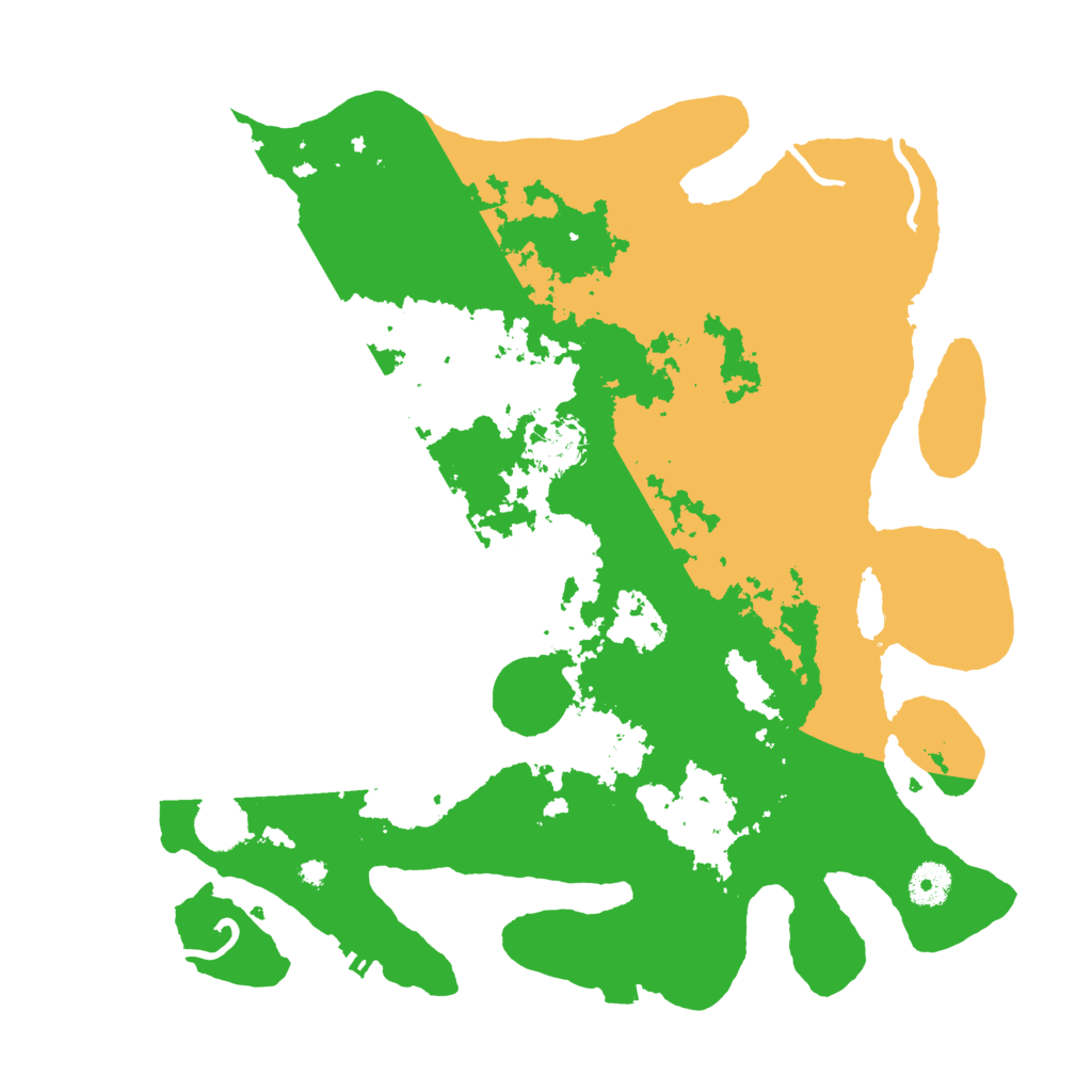 Biome Rust Map: Procedural Map, Size: 3800, Seed: 336363633