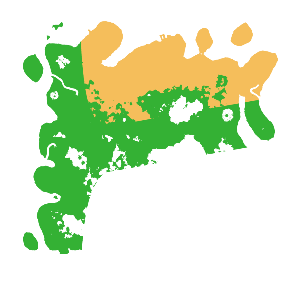 Biome Rust Map: Procedural Map, Size: 3750, Seed: 1699068314