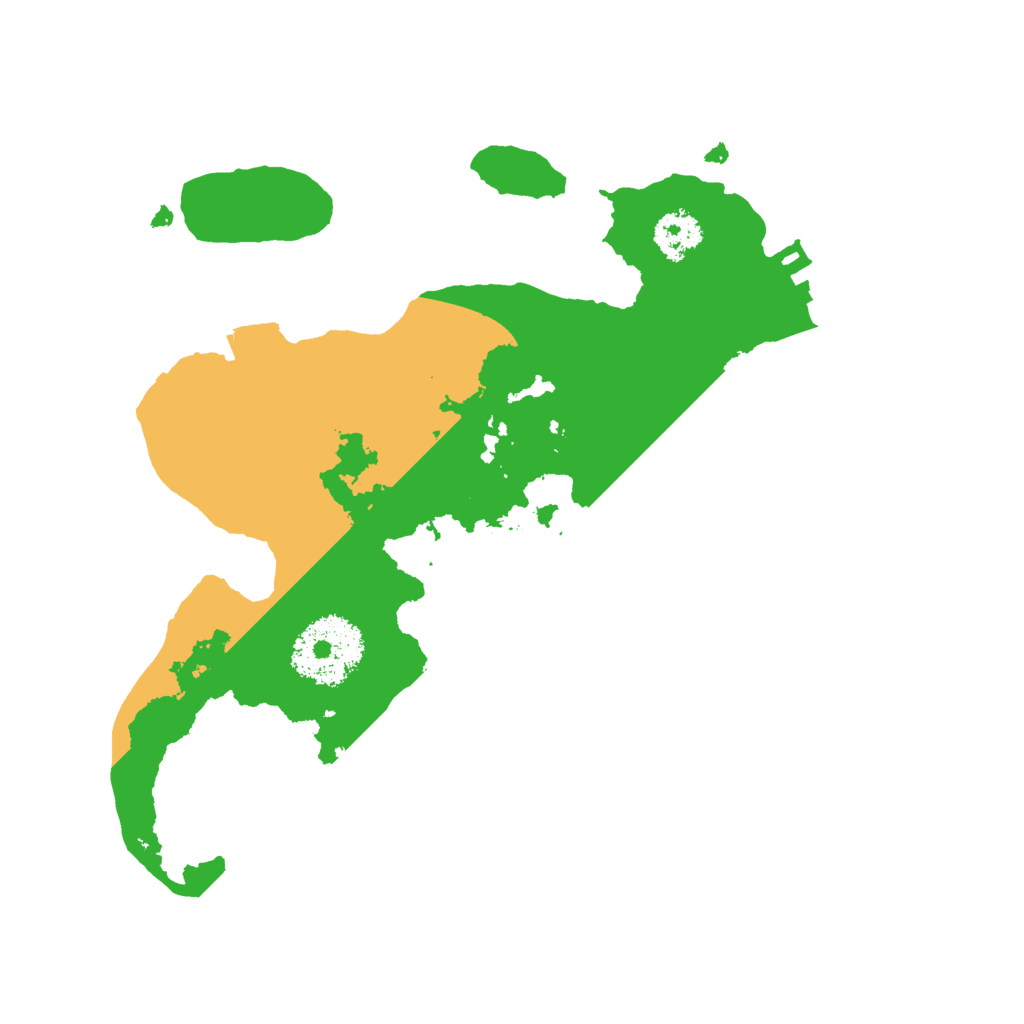 Biome Rust Map: Procedural Map, Size: 2250, Seed: 1017