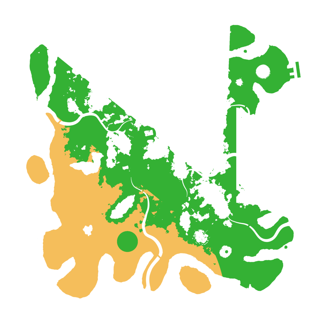 Biome Rust Map: Procedural Map, Size: 4000, Seed: 24564