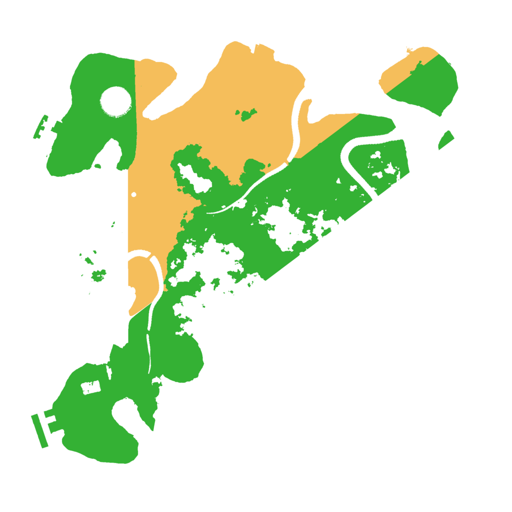 Biome Rust Map: Procedural Map, Size: 3000, Seed: 1187634874