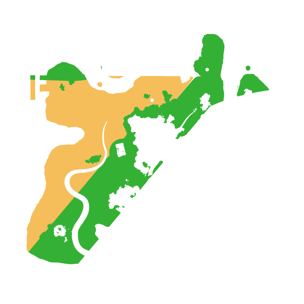 Biome Rust Map: Procedural Map, Size: 2500, Seed: 603533237