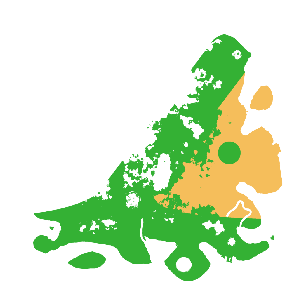 Biome Rust Map: Procedural Map, Size: 3500, Seed: 1243020638