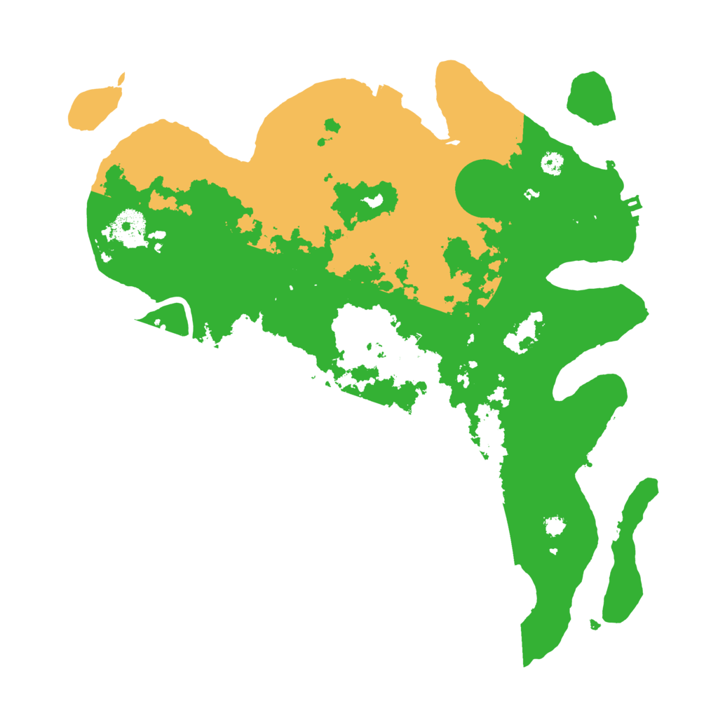 Biome Rust Map: Procedural Map, Size: 3250, Seed: 108839572