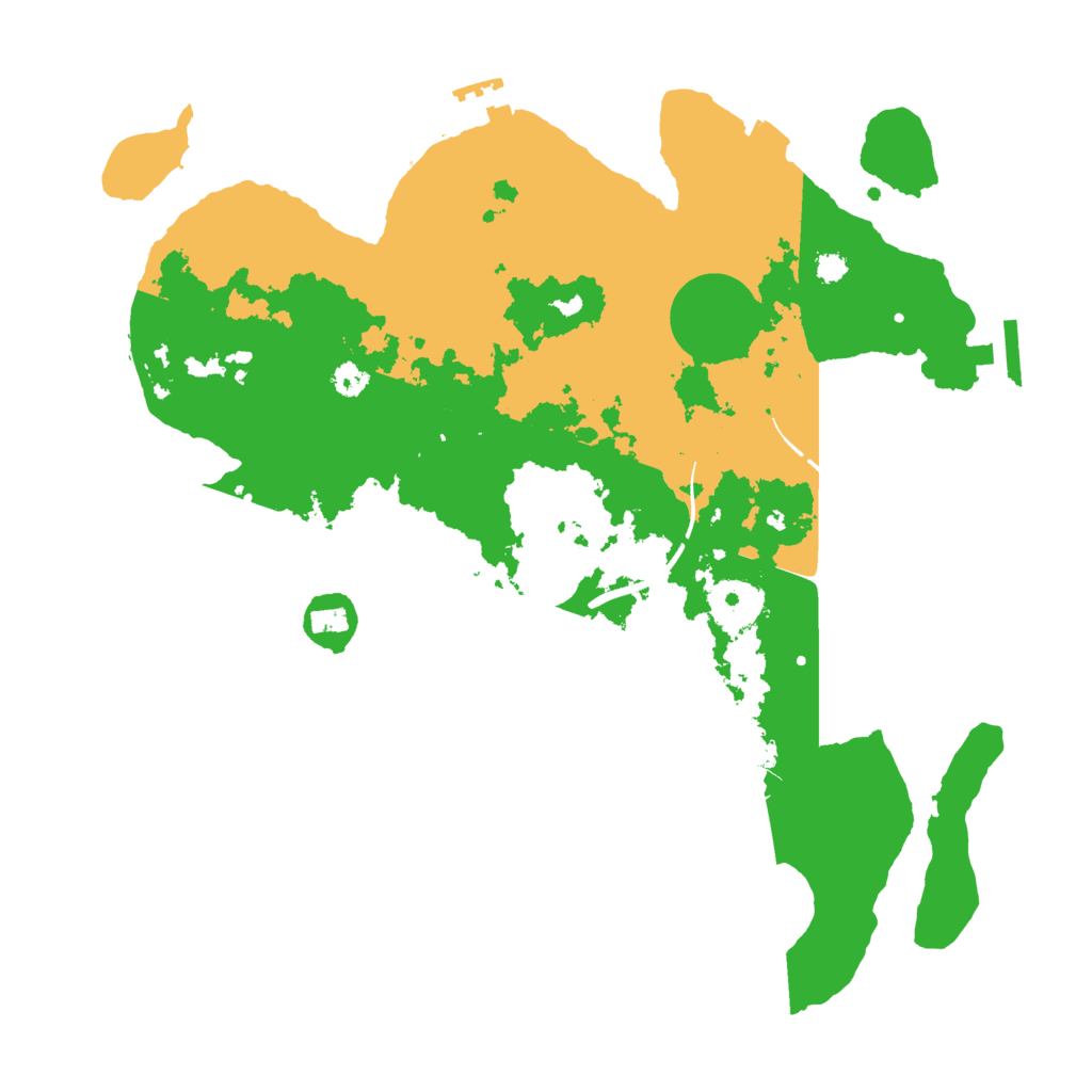 Biome Rust Map: Procedural Map, Size: 3250, Seed: 108839572
