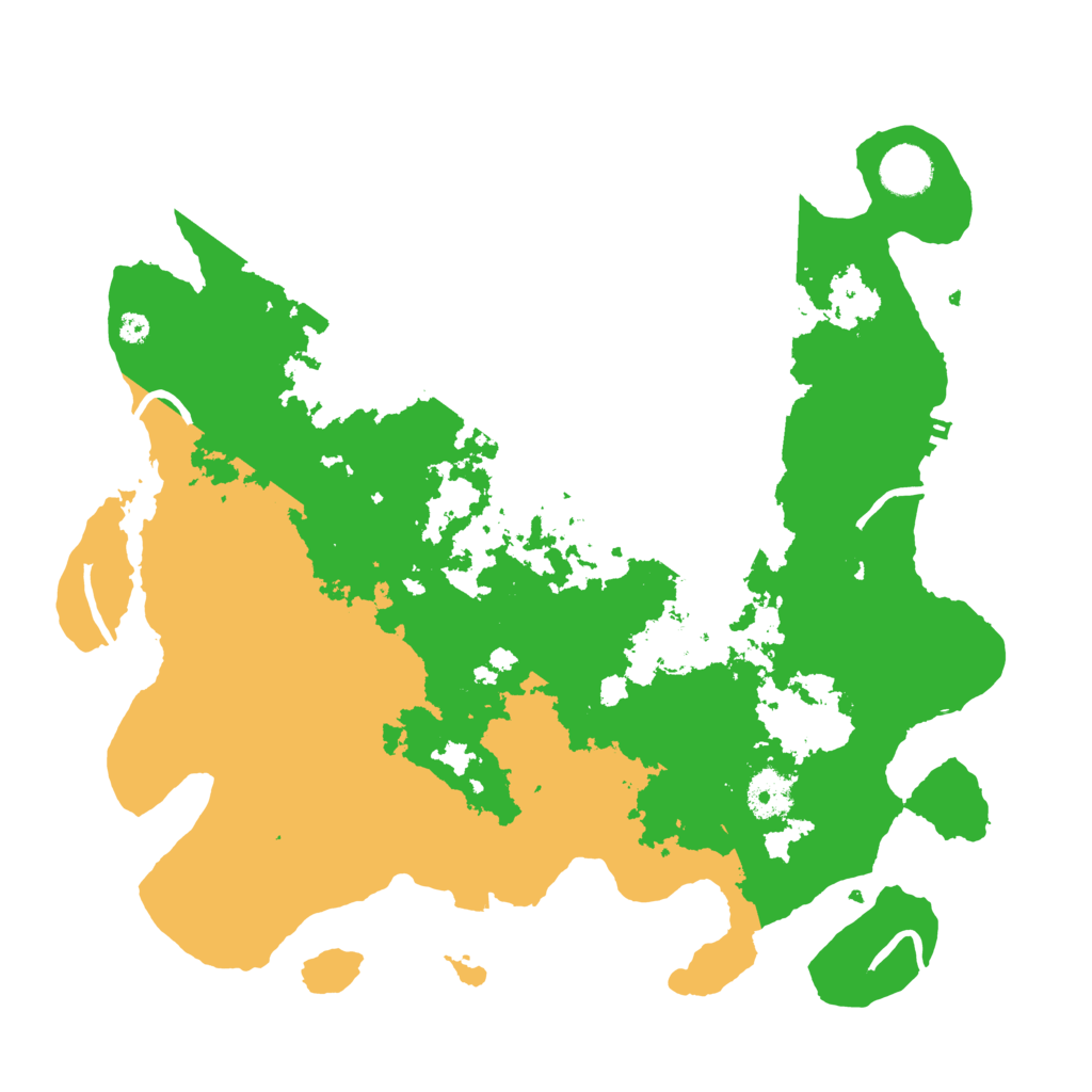 Biome Rust Map: Procedural Map, Size: 3700, Seed: 59930199