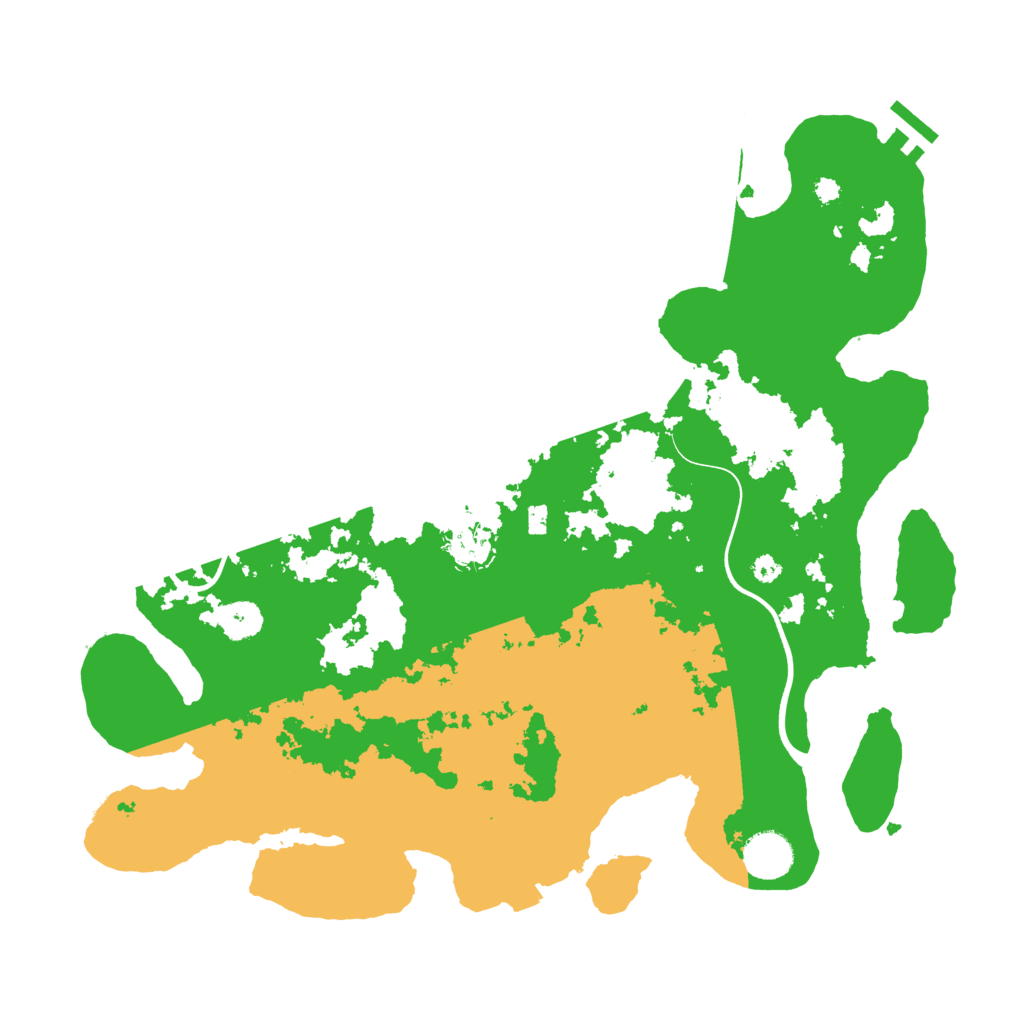 Biome Rust Map: Procedural Map, Size: 3750, Seed: 60078947